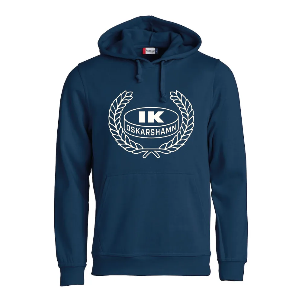 Hoodie Marinblå